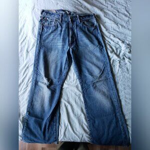Abercrombie & Fitch Vintage Distressed Blue Jeans (32x32) Y2K